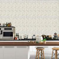 5mHome Decoration Geometric Hexagon Wallpaper Peel And Stick Wallpapers Removable Self Adhesive Stickers Vinyl Paper For Bedroom - details 3