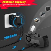 Elecpow Bicycle Burglar Alarm Taillight IP65 Waterproof USB Charge Scooter Bike Rear Lamp Turn Signal Warning Auto Brake Light - details 7