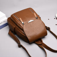 Mochila de viaje para mujer avión gran capacidad hecha de cuero PU bolso de mano para escuela mochila para mujer bolso de hombro femenino - details 12