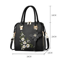 Bolso cruzado de piel sintética para mujer, bandolera informal de diseñador de lujo, a la moda - details 25