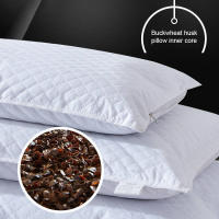 Cojín de Almohada para Protección de Cuello NUBECOM en Forma de Cuadro de Buckwheat Relleno de Algodón a Prueba de Portasuelos para Hogar Sofá Oficina Para Dormir - details 0