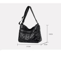 Bolso de Hombro de Cuero Suave Vintage para Mujer Gran Capacidad Bolso Cruzado de Moda Bolso de Mano de Lujo para Madre - details 34