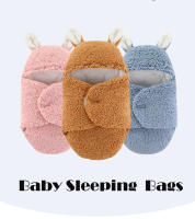 Mantas suaves para bebé recién nacido, sacos de dormir de lana de invierno, ropa de cama gruesa para recién nacido, saco de dormir cálido para bebé de 0 a 9 meses - details 0