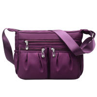 Bolso de hombro de nailon para mujer, bandolera impermeable con múltiples bolsillos, de gran capacidad, Oxford, de viaje - details 16
