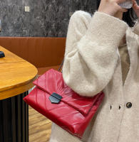 Bolso cruzado de cuero PU de hilo de lujo para mujer, bandolera con cadena, bolso de gran capacidad - details 6