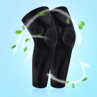 Rodillera deportiva para alargar las piernas, tejido transpirable, compresión antideslizante, engrosado soporte con anillo de silicona, 1 par - details 11
