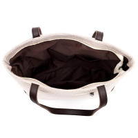 Bolso de mano de lona informal para mujer, bolsa de hombro de gran capacidad, ligera, de compras, de algodón y lino, con asa, de viaje, Hobo - details 21