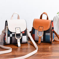 Mochila de cuero PU de alta calidad para mujeres bolso escolar multiusos para adolescentes bolso de hombro chaleco bolso de mano mochila cruzada - details 12