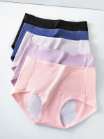 Bragas de Algodón para Mujeres Estilo BRIEF 5Pcs Cintura Alta a Prueba de Fugas Ropa Interior Femenina de Periodo Widen Physiological Underwear Briefs Dropshipping - details 2