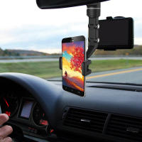 Soporte de teléfono giratorio para coche, soporte multifuncional para espejo retrovisor, navegación GPS, 360 grados - details 19
