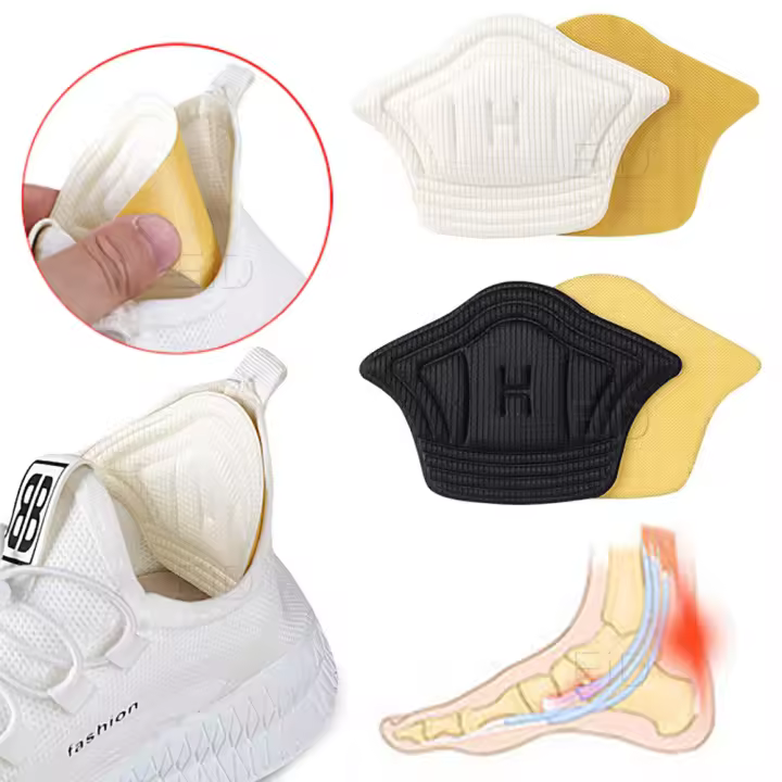Plantillas para aliviar el dolor en el talón, parche para la parte trasera de los zapatos, antidesgaste, deportivas, anticaída - 1