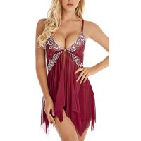 Lencería Sexy para mujer, picardías con cierre frontal, encaje con cuello en V, ropa de dormir de malla, lencería para mujer, ropa de dormir, lencería porno - details 38