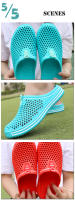 New Brand Hole Shoes Men Gray Garden Casual Rubber Clogs For Men Male Slippers Summer Slides Swimming Jelly Shoes Men Slippers - details 7