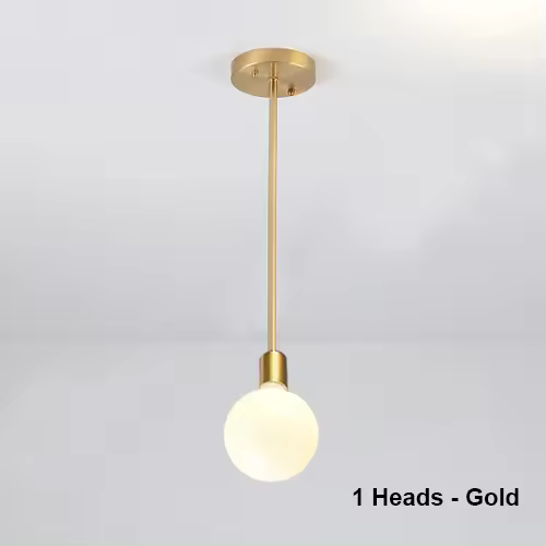 Luces colgantes nórdicas modernas, lámpara colgante para sala de estar y comedor, poste de arte para decoración de interiores, iluminación de diseño, lámpara de techo - 1
