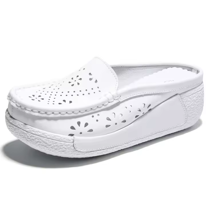 Zapatos de Mujer Cómodos y Casuales de Moda para Primavera y Otoño con Suela Gruesa y Cierre de Escalón Zapatillas de Mujer para Comodidad y Estilo - 1