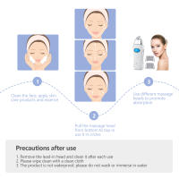 Máquina de Microondas para Levantamiento de Cara y Adelgazamiento del Cuerpo Terapia de Luz Roja Galvánica de Alta Frecuencia Batería Incorporada Herramienta de Masaje Facial - details 5