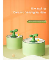 Fuente de agua de cerámica para gatos, dispensador de agua eléctrico automático para mascotas, bebedero con filtro para perros, alimentador para mascotas con bomba silenciosa, 1.5L - details 0