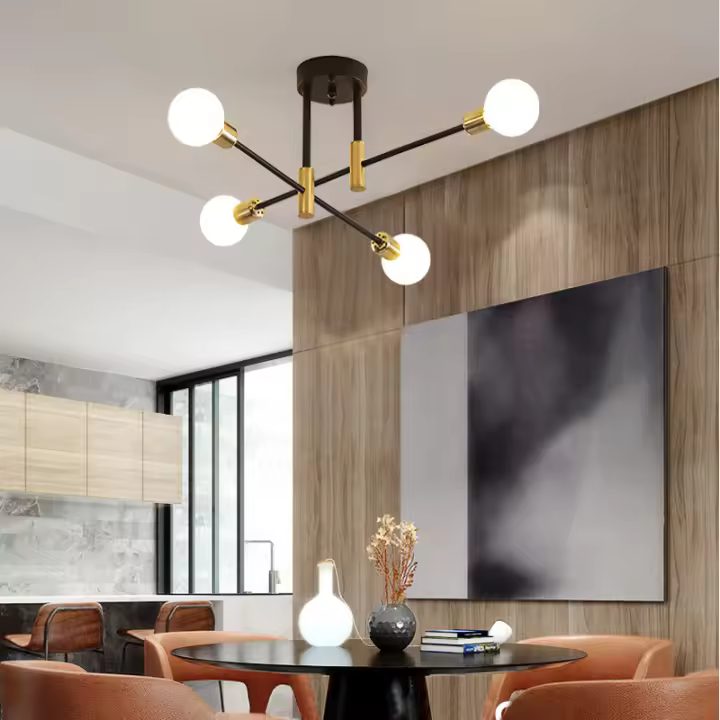 imdgr Lámpara de techo nórdica LED moderna Iluminación para sala de estar, habitación, cocina - 1