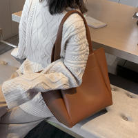 Bolso de mano informal de cuero suave para mujer, bolsa de hombro de gran capacidad con bolsillo exterior, Color sólido, alta calidad - details 10
