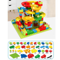 DIY 206/168Pcs Mini Marble Race Run Block Compatible city Building Blocks Funnel Slide Blocks DIY Toys For boys Children gift - details 2