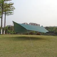 Vela de Sombra Impermeable Octagonal Grande 5.1x5.1m Venta de Campamento de Trompo de Sol para Jardín al Aire Libre Playa Turista - details 32