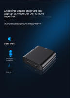 Grabadora digital de sonido profesional, Mini dictáfono portátil activado por voz, HD, reducción de ruido, reproductor MP3, 4GB/8G/16G/32/64G - details 3