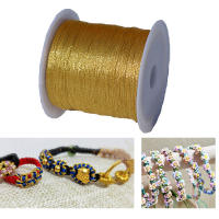 Línea de hilo de colores para pulseras, anillos, collar, tejido, BRICOLAJE, manualidades, fabricación de joyas, hilo para coser - details 0