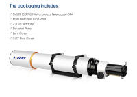 Telescopio Astronómico Profesional SVBONY SV503 102/714 ED Refractor de Dispersion Extra Baja OTA para Fotografía de Cielo Profundo - details 16