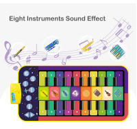Kids Musical Piano Mat Duet Keyboard Play Mat 20 Keys Floor Piano with 8 Instrument Sound 5 Paly Modes Dance Pad Puzzle Toys - details 11