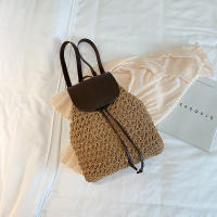 Mochila de Viaje para Mujer en Punto de Crochet con Diseño Boho Estilo Hueco Alhombrado para Hombro y Espalda Ideal para Playa y Verano - details 22