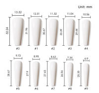 NAILWIND-Juego de manicura para extensión de uñas, herramienta de Arte de uñas postizas a presión, pegamento para uñas de cubierta semicompleta, puntas acrílicas - details 19