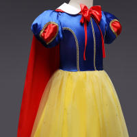 Girls Snow White Dress Kids Princess Dress Up Costumes Toddler Snow White And Huntsman Fancy Clothing Christmas Party Outfits - details 3