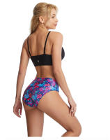 Ropa Interior de Cintura Alta de Seda de Hielo Transpirable Bikini de 4 Capas a Prueba de Fugas para Mujeres Ropa Interior de Menstrual - details 6
