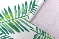 Peel and Stick Wallpaper Self-Adhesive Removable Wallpaper Decorative Wall Covering Green Palm Leaf Easy to Clean for Home Decor - details 3