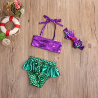 Traje de baño de sirena para niñas pequeñas, bañador de playa, Bikini de 0 a 8 años - details 7