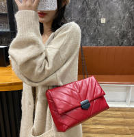 Bolso cruzado de cuero PU de hilo de lujo para mujer, bandolera con cadena, bolso de gran capacidad - details 5