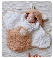 Mantas suaves para bebé recién nacido, sacos de dormir de lana de invierno, ropa de cama gruesa para recién nacido, saco de dormir cálido para bebé de 0 a 9 meses - details 10