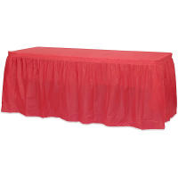 Mantel Desechable de Plástico para Decoración de Fiestas Bodas Festivales 6 Colores Jupe de Mesa de Cumpleaños y Aniversario Fabricado en China - details 9