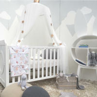 Cuna de Tienda para Bebés Ins para Niños con Malla Encrptada con Estrellas de Princesa Diseño de Domo Transpirable Material Amigable con la Piel - details 3