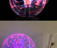 Lámpara táctil de cristal con bola de plasma para niños, luz LED nocturna para decoración, iluminación mágica, regalo para cumpleaños y Navidad, 220V, novedad - details 8