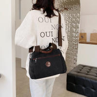 Bolso de mano informal de lona para mujer, bandolera de hombro de gran capacidad, de diseñador, para compras - details 12