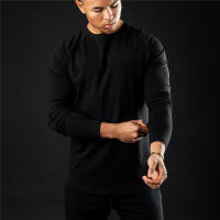 Camiseta de Algodón con Mangas Raglan Cómoda para Entrenamiento de Primavera/Otoño - details 2