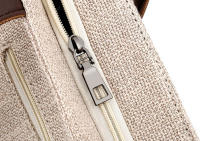 Bolso de mano de lona informal para mujer, bolsa de hombro de gran capacidad, ligera, de compras, de algodón y lino, con asa, de viaje, Hobo - details 20