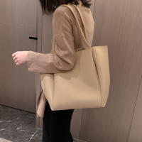 Bolso de mano informal de cuero suave para mujer, bolsa de hombro de gran capacidad con bolsillo exterior, Color sólido, alta calidad - details 7