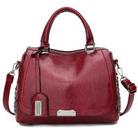 Bolso Vintage de cuero PU para Mujer, bandolera de hombro con remaches, de diseñador, de lujo, con almohada - details 3