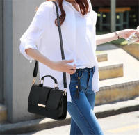 Bolso de mano Retro para mujer, bandolera de cuero PU de alta calidad, con solapa, novedad - details 7