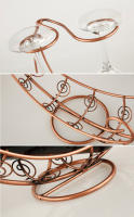 Estante de Metal creativo para vino, soporte colgante para copas de vino, soporte para Bar, soporte de exhibición, decoración, accesorios de cocina - details 3