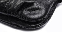 Bolso de mensajero pequeño negro para mujer, bolso cruzado de cuero PU suave lavado, monederos femeninos - details 21