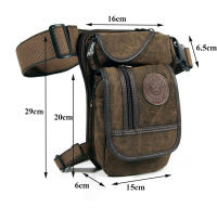 Bolsa de pierna para hombre, riñonera táctica militar para motociclista, bandera cruzada para deportes al aire libre - details 0