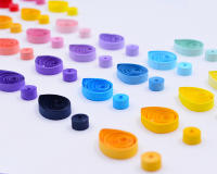 Pluma de papel Quilling de 2/5 piezas, colores surtidos, herramienta de papel ranurado para álbum de recortes de Origami, herramienta de papel artesanal, Color aleatorio, 10,5 cm - details 1